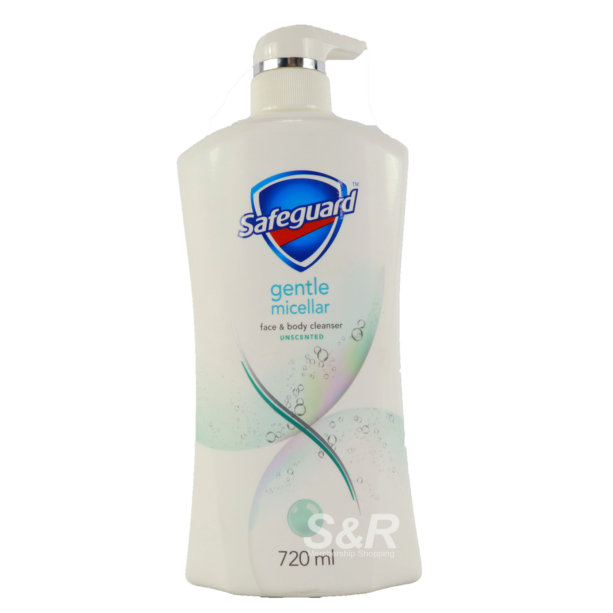 Safeguard Gentle Micellar Face and Body Cleanser Unscented 720mL Safeguard Gentle Micellar Face and Body Cleanser Unscented 720mL